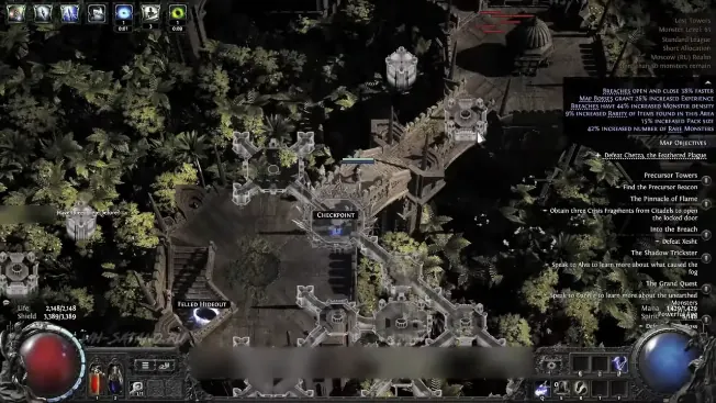 Path of Exile currency and monster metadata labels