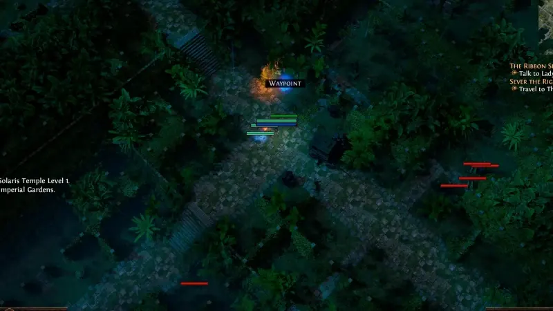 Path of Exile radar and waypoint markers